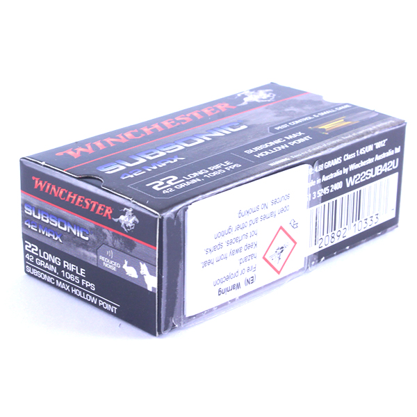 winchester 22lr subsonic ammo winchester 22lr subsonic ammo